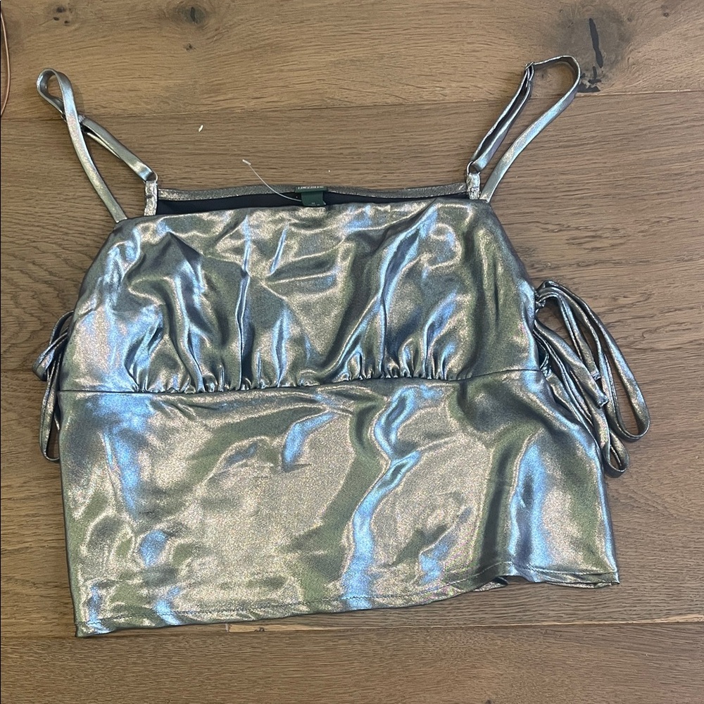 Wild Fable Shimmering Silver Camisole (NEVER WORN)